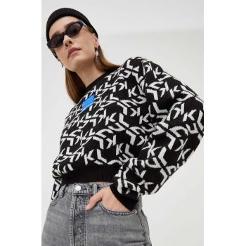 Karl Lagerfeld Jeans pulover din amestec de lana femei, light