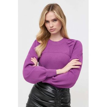 Karl Lagerfeld pulover femei, culoarea violet, light
