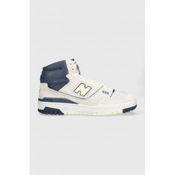 New Balance sneakers BB650RVN culoarea alb