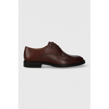 Vagabond Shoemakers pantofi de piele ANDREW barbati, culoarea maro, 5568.001.49 de firma originali