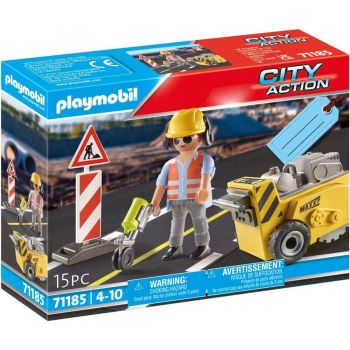 Jucarie 71185 Construction Worker with Edge Mill construction toy