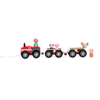 Jucarie Tractor cu remorca si figurine
