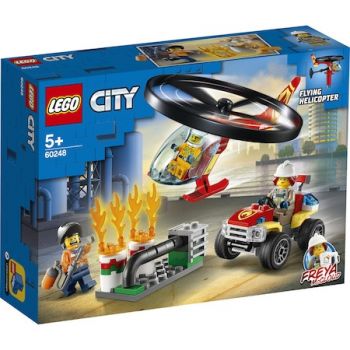 LEGO City Fire - Interventie cu elicopterul de pompieri 60248 (Brand: LEGO)