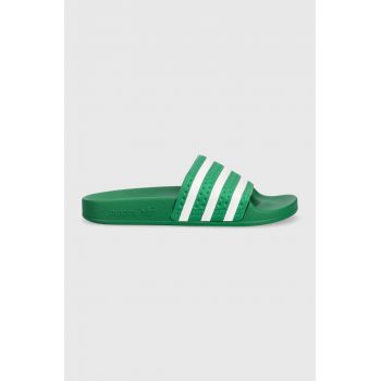 adidas Originals papuci Adilette femei, culoarea verde IE9617