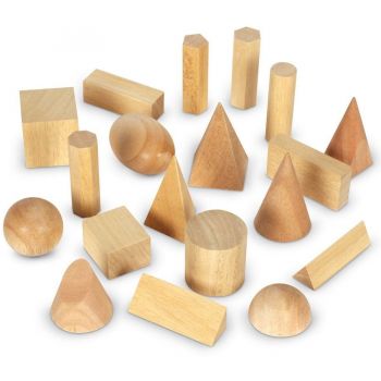 Joc Forme geometrice din lemn set 19