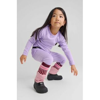 Reima lenjerie de corp functionala pentru copii Lani culoarea violet