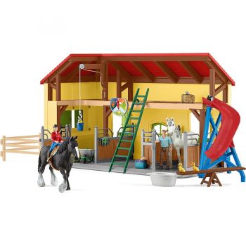 Jucarie Farm World horse stable, play figure