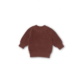 That's mine pulover bebe Flo Sweater 27995 culoarea maro, călduros FLO