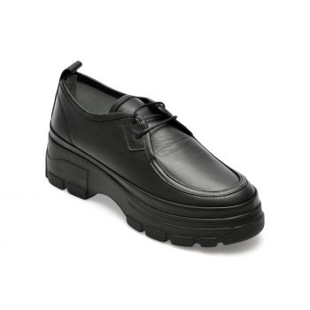 Pantofi GRYXX negri, 381715, din piele naturala