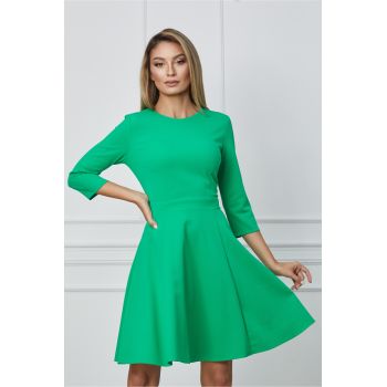 Rochie Dy Fashion verde office ieftina