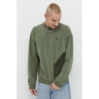 Converse bluza barbati, culoarea verde, cu imprimeu ieftin