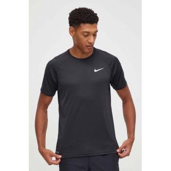 Nike tricou de antrenament culoarea negru, neted