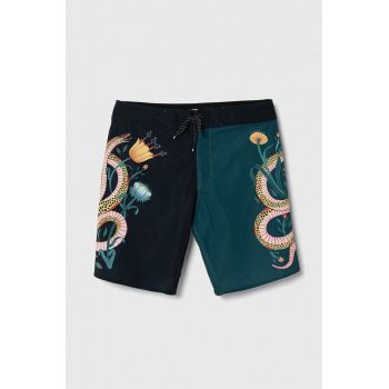 Billabong pantaloni scurti de baie culoarea verde de firma original