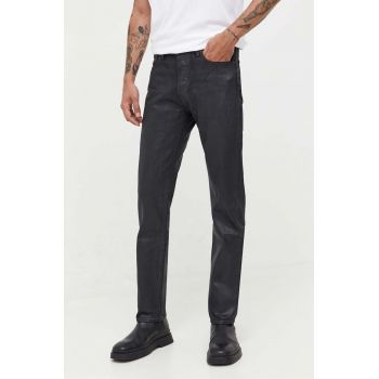 Levi's pantaloni de bumbac 501 54 culoarea negru, mulata