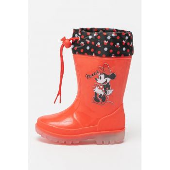 Cizme de ploaie de cauciuc cu Minnie Mouse