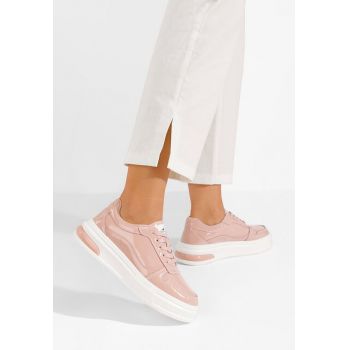 Sneakers dama piele Issey roz