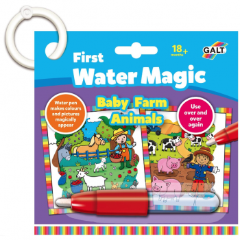 Jucarie Interactiva Carticica Water Magic Animalutele Ferma 18 x 18cm 6 Imagini 18luni+ Multicolor