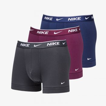 Nike Dri-FIT Trunk 3-Pack Midnight Navy/ Bordeaux/ Anthracite la reducere