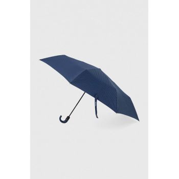 Moschino umbrela culoarea albastru marin