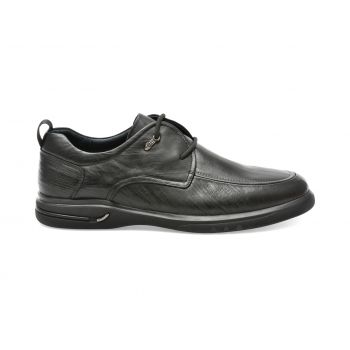 Pantofi OTTER negri, 5305, din piele naturala la reducere