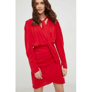 Answear Lab rochie culoarea rosu, mini, drept