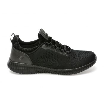 Pantofi SKECHERS negri, CESSNOCK, din material textil de firma originali