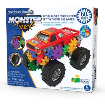 Jucarie Joc de constructie, The Learning Journey, Monster Truck, Multicolor