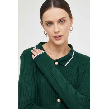 Answear Lab cardigan femei, culoarea verde, light ieftin