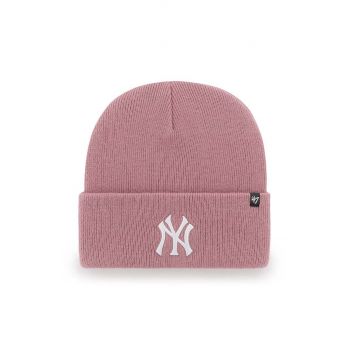 47brand caciula MLB New York Yankees culoarea roz
