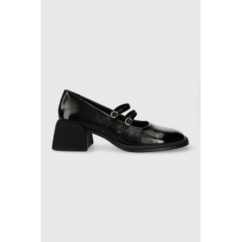 Vagabond Shoemakers pantofi de piele ANSIE culoarea negru, cu toc drept, 5645.460.20 de firma originali