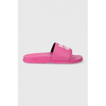 HUGO papuci Match femei, culoarea roz, 50498361