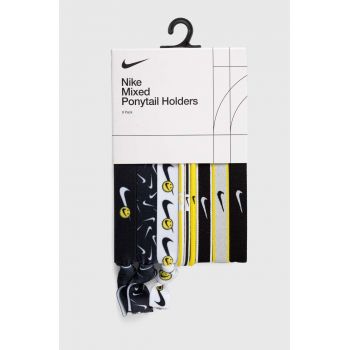Nike elastice de par 9-pack culoarea negru