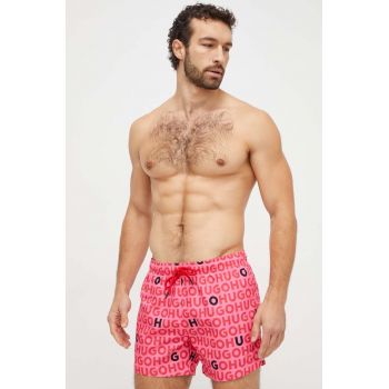 HUGO pantaloni scurți de baie culoarea roz 50474322