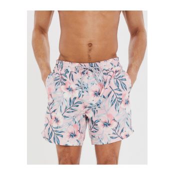 Pantaloni scurti de baie cu imprimeu tropical Atolla