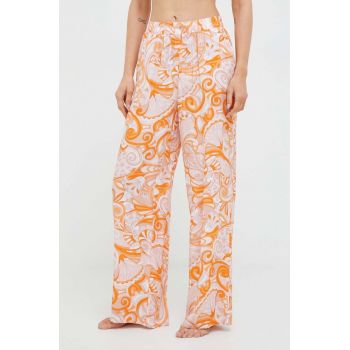 Melissa Odabash pantaloni de plaja culoarea portocaliu