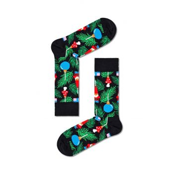 Happy Socks sosete Christmas Tree Decoration Sock culoarea negru