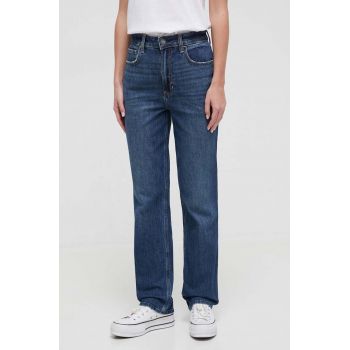 Hollister Co. jeansi CURVY JEANS femei high waist