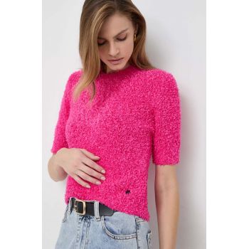 Karl Lagerfeld pulover femei, culoarea roz