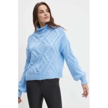 Answear Lab pulover femei, călduros, cu guler