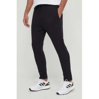 adidas pantaloni de trening culoarea negru, uni IX3971