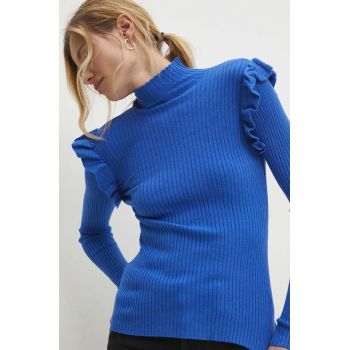 Answear Lab pulover femei, light, cu turtleneck