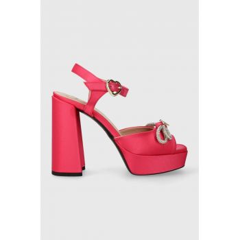 Love Moschino sandale culoarea roz JA1606CG1IJO0604