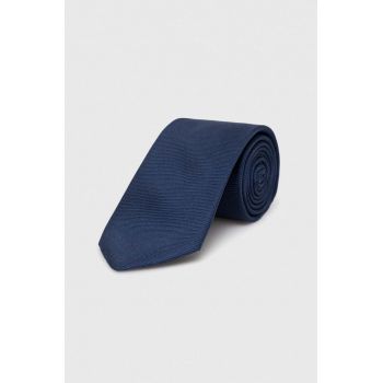 Moschino cravata de matase culoarea negru de firma originala