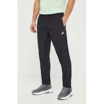 adidas Performance pantaloni de antrenament Gym+ culoarea negru, uni IP4472