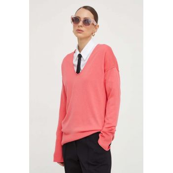 Boss Orange pulover femei, culoarea roz