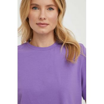 Sisley tricou femei, culoarea violet