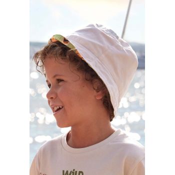 Mayoral pălărie reversibilă pentru copii culoarea verde
