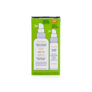Spray de gura cu xylitol ingrediente naturale aroma menta creata spearmint cutie cu 2 recipiente 134 ml