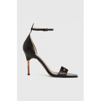 AllSaints sandale de piele Betty Sandal culoarea negru, WF568Z