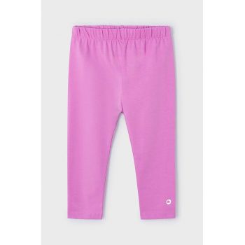 Mayoral leggins 3/4 copii culoarea roz, neted